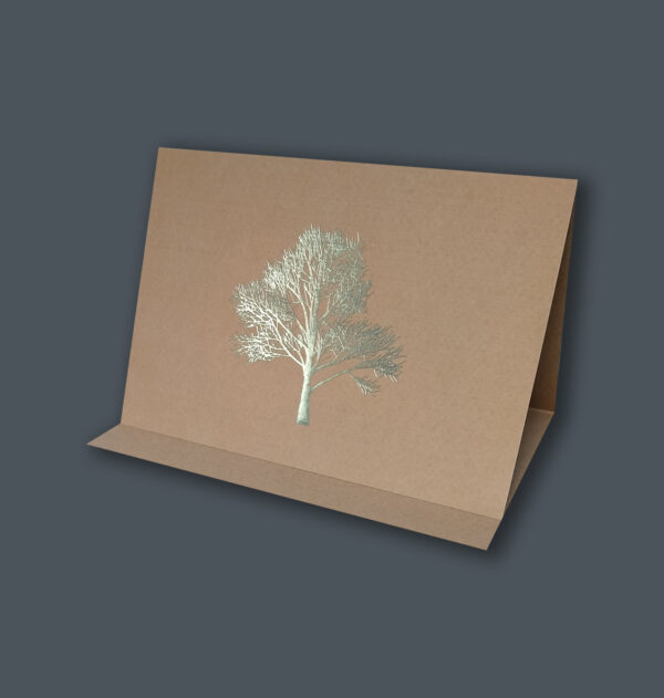 Karten After Nature braun silber Baum, BB.377.K2